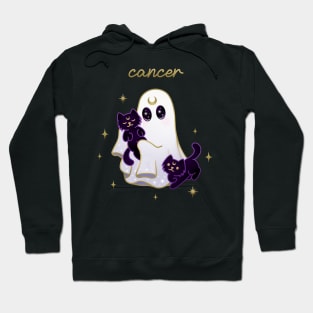 Cancer Cat Ghost with Cancer Hoodie